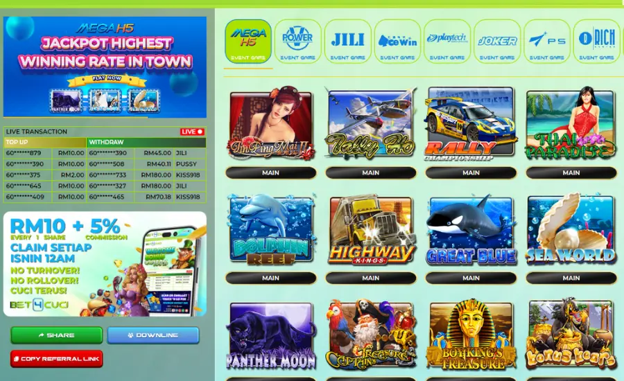 bet4cuci slot e wallet casino