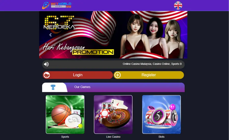 betworld88 e-wallet casino