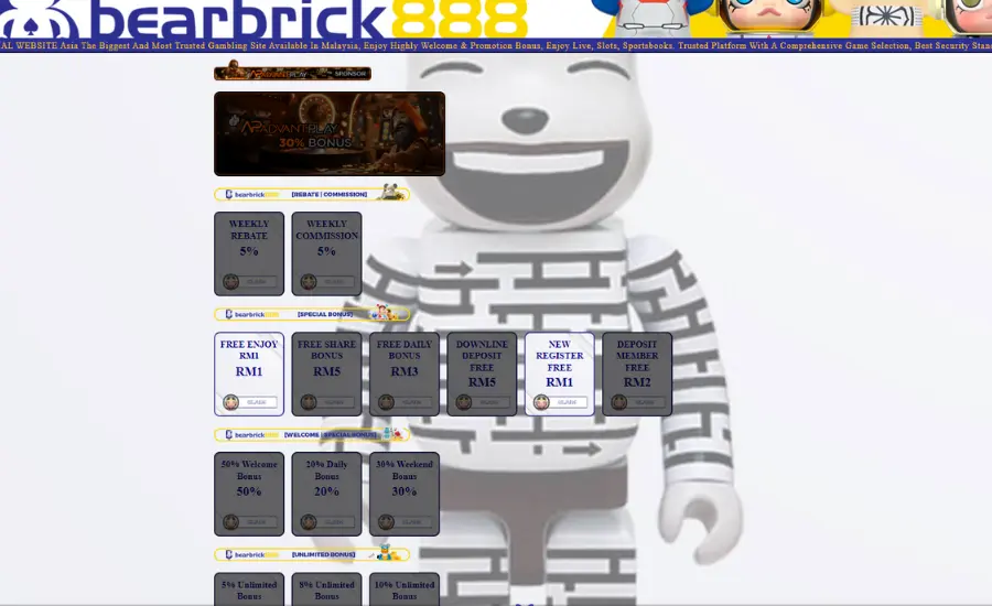 Bearbrickk bonus and promotion